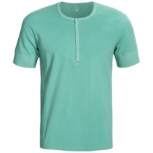 78%OFF メンズパジャマとNightshirts カリダ真のクラシックヘンリーシャツ - オーガニックコットン、半袖（男性用） Calida True Classic Henley Shirt - Organic Cotton Short Sleeve (For Men)画像